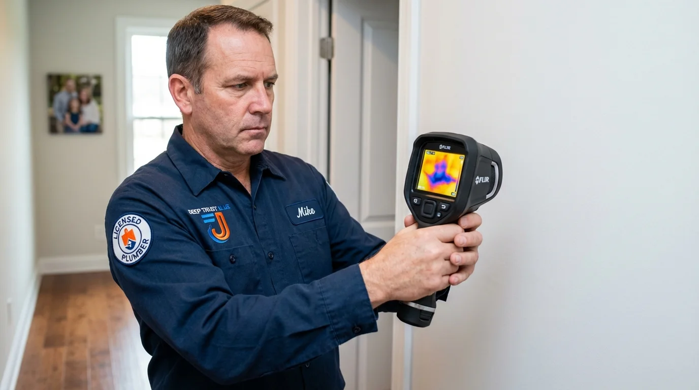 Thermal imaging leak detection by Johns Plumbing LLC in Lake Oswego